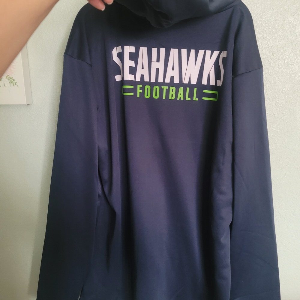 Majestic  SEAHAWKS Hooded Jacket  Size XLT